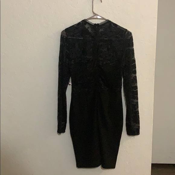 Black Lace Dress - Picture 2 of 3